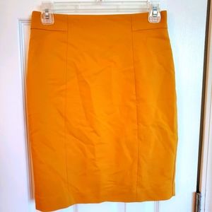NWOT Mustard pencil skirt